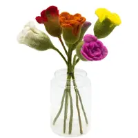 Ancient Wisdom - Droogbloemen - Vilten bloemen multicolor one size - decoratie - kunstbloemen - interieur - viltbloemen - bloemenstuk