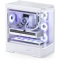 Jonsbo Midi-tower Behuizing, PC-behuizing, Gaming-behuizing Wit