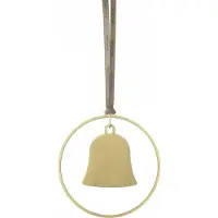 Blomus Kerstornament Kitai Bells Gold (Set van 4)