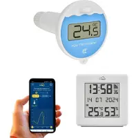 TFA-Dostmann TFA.me Starter Set mit WLAN Gateway und Poolsender 35.8110.02 Zwembadthermometer Wit