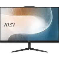 MSI Modern AM242 12M-1629XDE All-in-One zwart 23.8" (60,5cm) FHD-beeldscherm, Intel Core i3-1215U, 8GB RAM, 256GB M.2 SSD, Intel graphics, Wi-Fi 6E, Bluetooth 5.3, zonder OS