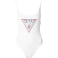 GUESS Badpak donkerblauw / rood / wit