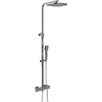 Blaufoss Cape 250 opbouw regendoucheset met mengkraan Glanzend Chroom