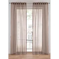 Bonprix Gordijn van lichte voile met onzichtbare lussen (1 stuk) maat H/B: 225/140 cm