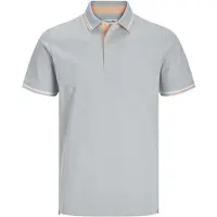 Jack & Jones polo grijs 3-knoops