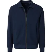 Casa Moda vest normale fit navy gebreid