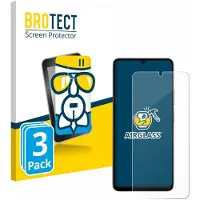 BROTECT Screenprotector 3 Stuks voor Doogee Note 59 Pro Plus Beschermglas transparant