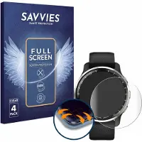 Savvies - Screenprotector voor Garmin D2 Air X10 - Folie Beschermfolie transparant volledig dekking 4 Stuks