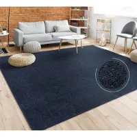 Paco Home Vloerkleed Woonkamer Effen Eenvoudig En Modern Laagpolig, Versch. Afmetingen Kleuren 200 cm Rund