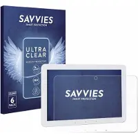 Savvies - Screenprotector voor Amazon Echo Hub 8" - Folie Beschermfolie transparant 6 Stuks