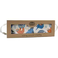 Joy of Balance Luxe Lavendel Tarwezak in Geschenkdoos - Kersenpitkussen - Warmtekussen - Luie Luiaard Print
