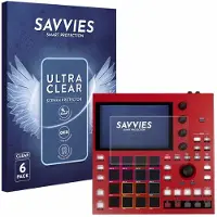 Savvies - Screenprotector voor Akai MPC One+ - Folie Beschermfolie transparant 6 Stuks