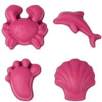 Scrunch Zandvormpjes - Rood - Opvouwbaar - Recycleerbaar