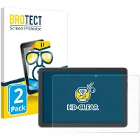 BROTECT - Screenprotector voor Amazon Fire HD 10 2023 (13. Gen.) - Folie Beschermfolie transparant 2 Stuks