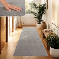 Paco Home Moderne woonkamer tapijt kortpolig wasbaar zacht uni effect bont antislip 100x200 cm