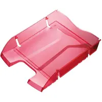 Maped - Brievenbak A4-C4 Greenlogic Transparant/Rood (2 Stuks)