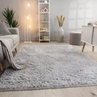Paco Home Hoogpolig Vloerkleed Woonkamer Vacht Imitatiebont Shaggy Wollig Eenkleurig 60x100 cm