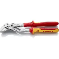 Knipex Sleuteltang | 250 mm Lengte | Tang en Schroefsleutel in Eén | Geïsoleerd | Meer-Componentengrepen - 86 06 250 SB