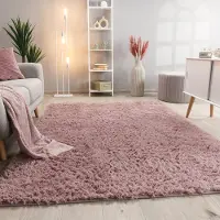 Paco Home Hoogpolig Vloerkleed Woonkamer Vacht Imitatiebont Shaggy Wollig Eenkleurig 160x220 cm