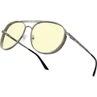 Gunnar - Fallout Brotherhood of Steel - Computerbril - Blauw Licht Bril - Blue Light Glasses 0.2 Sterkte Amber