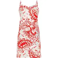 Ringella Rood roze paisley nachthemd | Maat 42