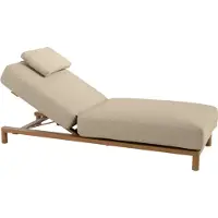 4 Seasons Outdoor Madeira ligbed met hoofdondersteuning amber