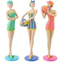 J-Line 60588 Vrouwen Badpak + Ballon Polyresin Multi (assortiment, per stuk)