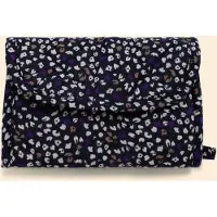 ICODE Dark Purple Micro Leo Floral Print Clutch Bag Dark Purple Maat: OS | Clutches Outlet | Dames | Paars