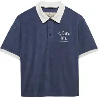 Superdry Shirt 'Heritage' marine / wit