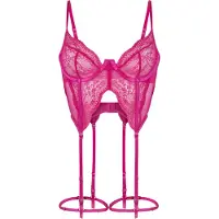 Hunkemoller Korset pink