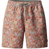 Hackett London Zwemshorts 'Banyan' lichtblauw / groen / abrikoos / oranjerood