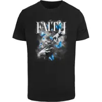 Mister tee Shirt blauw / zwart / wit