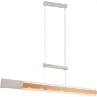 TRIO MUSTERRING RIVERA – Hanglamp – Grijs Peach – LED – Afstandsbediening – Dimbaar – Uitschuifbaar – In hoogte verstelbaar
