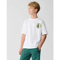 Shoeby T-shirt met backprint wit Jongens Katoen Ronde hals Backprint - maat 122/128