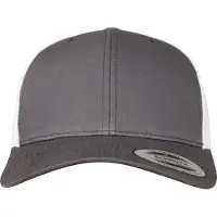 Flexfit Pet donkergrijs / wit