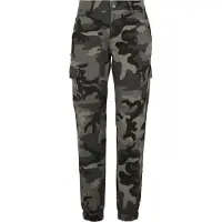 Urban Classics Cargobroek beige / taupe / donkergrijs / zwart