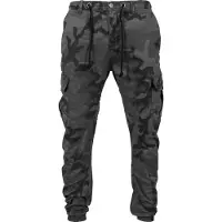 Urban Classics Cargobroek ' Camo Cargo Jogging Pants ' grijs