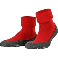 Falke Huisschoen donkergrijs / rood