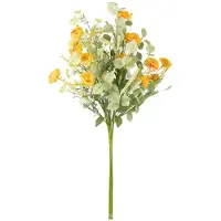 J-Line Boeket Mix Bloemen Kunststof Geel
