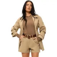 Nikkie Pampanga short taupe