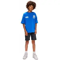 Retour Jeans T-shirt met backprint blauw Jongens Katoen Ronde hals Backprint - maat 146/152