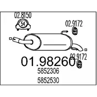 MTS 01.98260 Einddemper