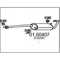 MTS 01.60407 Einddemper