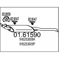 MTS Einddemper 01.61590