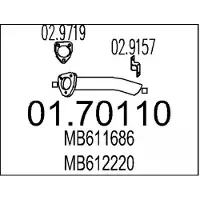 MTS 01.70110 Voorpijp