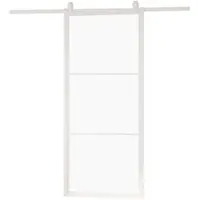 Inova Complete Glazen Schuifdeur - 102x220cm - Wit - Open Systeem - Dubbele Softclose