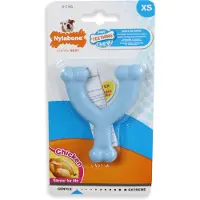 Nylabone Kauwspeelgoed Teething Chew Botvorm Kip X-small