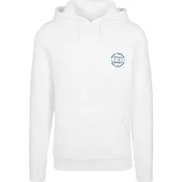 Mister tee Sweatshirt 'More Espressi' saffier / wit