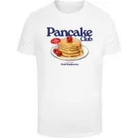 Mister tee Shirt 'Pancake' geel / lila / rood / wit