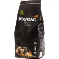 Mustang 72 aanmaakblokjes houtskool open haard en barbecueaanmaakblokjes